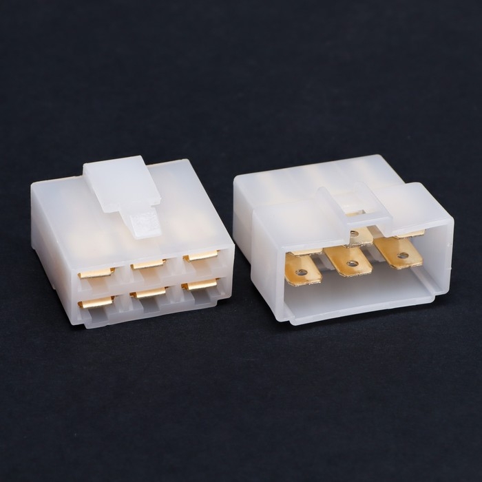 Разъем автомобильный, штекер-гнездо DJ7061-6.3-11/21, 6 контактов, набор 5 шт Разъем автомобильный, штекер-гнездо DJ7061-6.3-11/21, 6 контактов, набор 5 шт