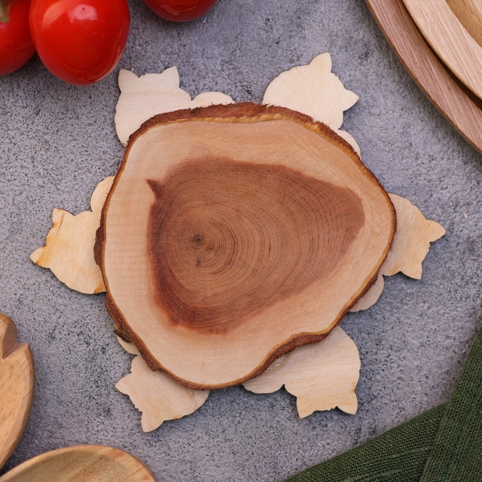 Подставка под горячее «Шпиц», 12см, можжевельник 10398275 Подставка под горячее «Шпиц», 12см, можжевельник 10398275