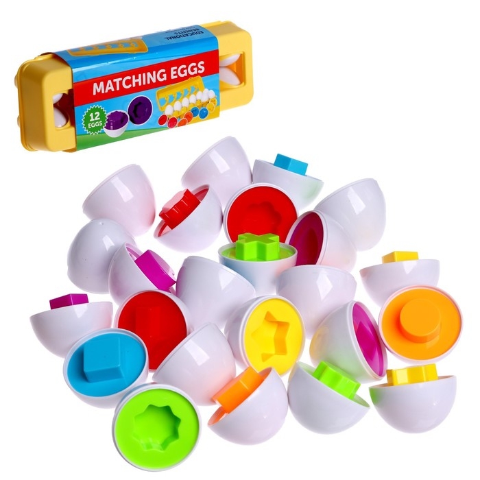 Сортер «Фигуры», 12 яиц в наборе Сортер «Фигуры», 12 яиц в наборе
