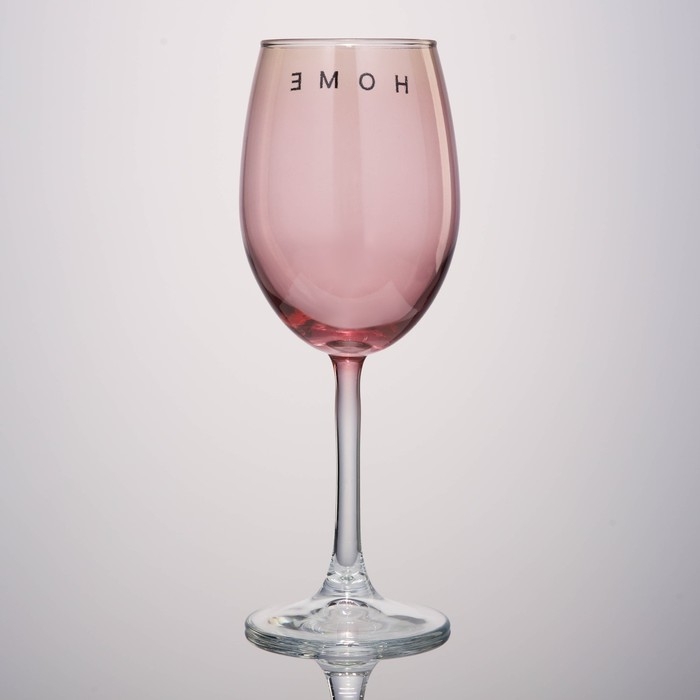 Бокал для вина «Home», 360 мл, розовый Бокал для вина «Home», 360 мл, розовый
