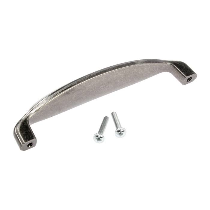 Ручка скоба CAPPIO Ceramics, 128 мм, цвет старинное серебро Ручка скоба CAPPIO Ceramics, 128 мм, цвет старинное серебро