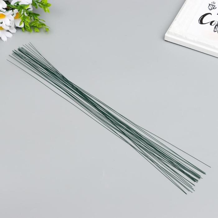 Проволока для творчества лакированная Проволока для творчества лакированная "Blumentag" 0.3 мм, 30 шт, 40 см, зеленый