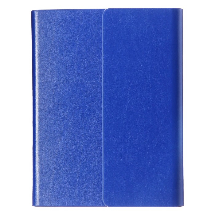 Ежедневник недатированный А5, 136 листов Waltz, твёрдая обложка, искусственная кожа, магнитный клапан, синий срез, блок 70 г/м2, синий Ежедневник недатированный А5, 136 листов Waltz, твёрдая обложка, искусственная кожа, магнитный клапан, синий срез, блок 70 г/м2, синий