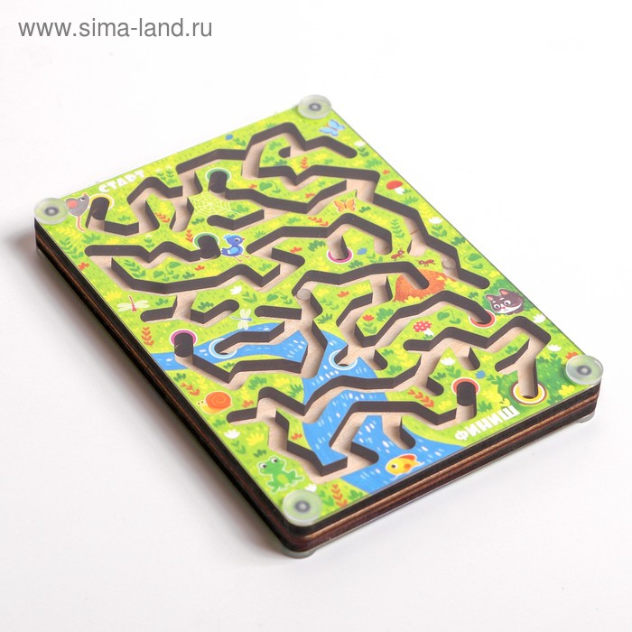 Лабиринт с шариком «Кошки-мышки» Лабиринт с шариком «Кошки-мышки»