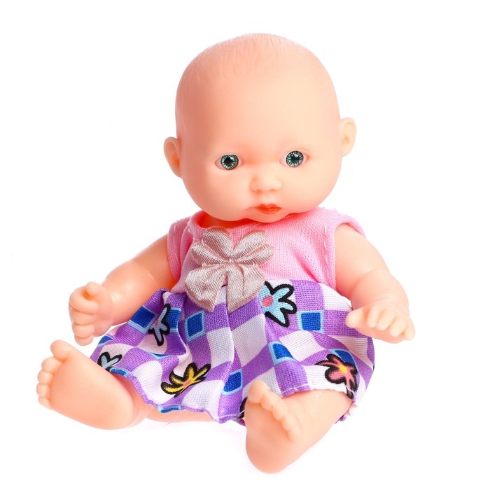 Пупс «Кариночка» в платье, цвета МИКС Пупс «Кариночка» в платье, цвета МИКС