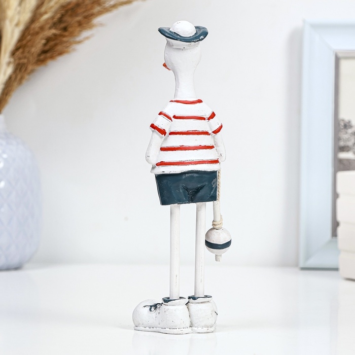Фигура  Фигура "Гусь морячок" 5,5х10х20см