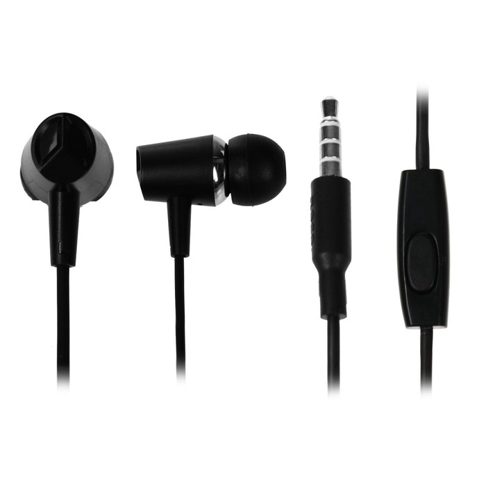 Наушники Hoco M34, проводные, вакуумные, микрофон, Jack 3.5 мм, 1.2 м, черные Наушники Hoco M34, проводные, вакуумные, микрофон, Jack 3.5 мм, 1.2 м, черные