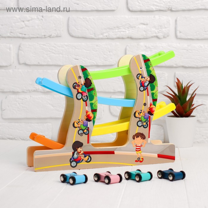 Автодром «Весёлые малыши», 7,5 × 31,5 × 23,5 см Автодром «Весёлые малыши», 7,5 × 31,5 × 23,5 см