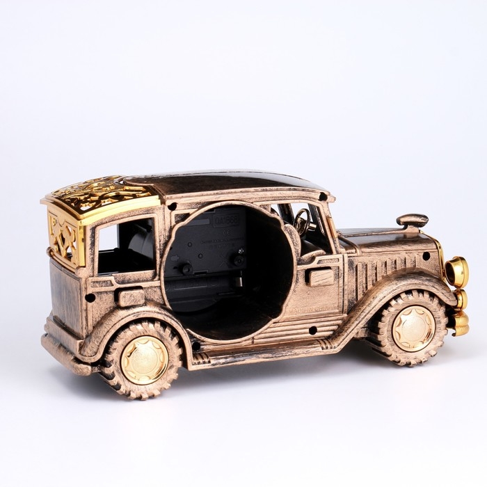 Часы настольные будильник Часы настольные будильник "Автомобиль ретро", циферблат d-6.5 см, 10.5 х 22 см