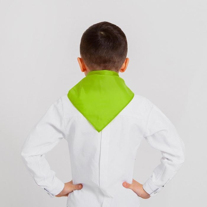 Галстук пионерский, цвет зелёный, оттенки МИКС Галстук пионерский, цвет зелёный, оттенки МИКС