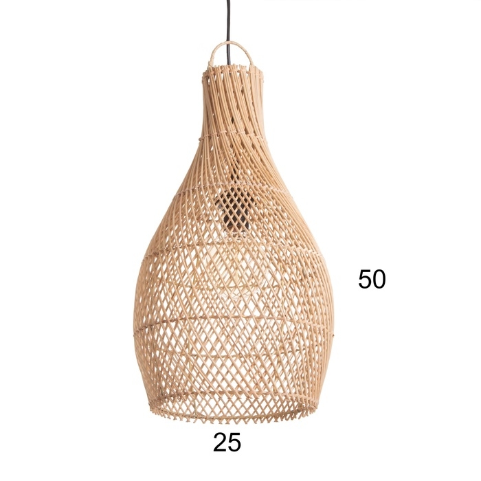 Светильник потолочный из ротанга Светильник потолочный из ротанга "Айван" 1х120Вт, Е27, 30х30х52 см