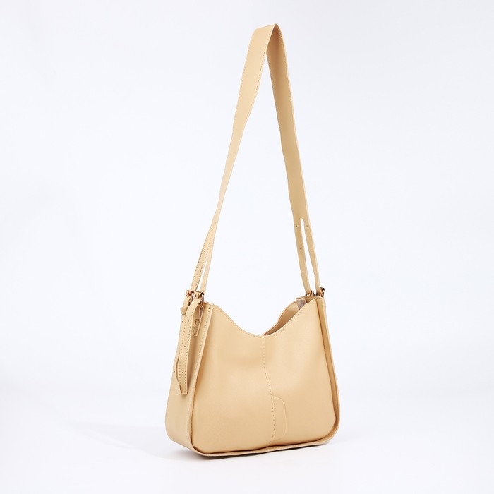 Сумка женская тоут на молнии, цвет бежевый Сумка женская тоут на молнии, цвет бежевый