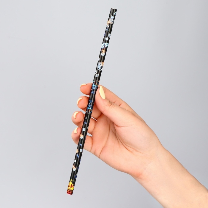 Карандаш для страз парафиновый, 23 см, цвет чёрный Карандаш для страз парафиновый, 23 см, цвет чёрный