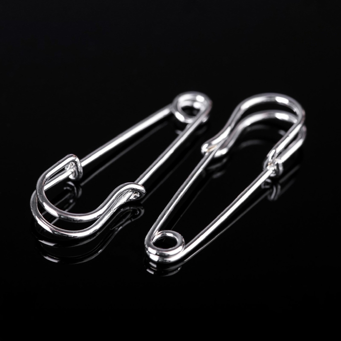 Булавка 3×1 см (набор 5шт), СМ-208, цвет серебра Булавка 3×1 см (набор 5шт), СМ-208, цвет серебра