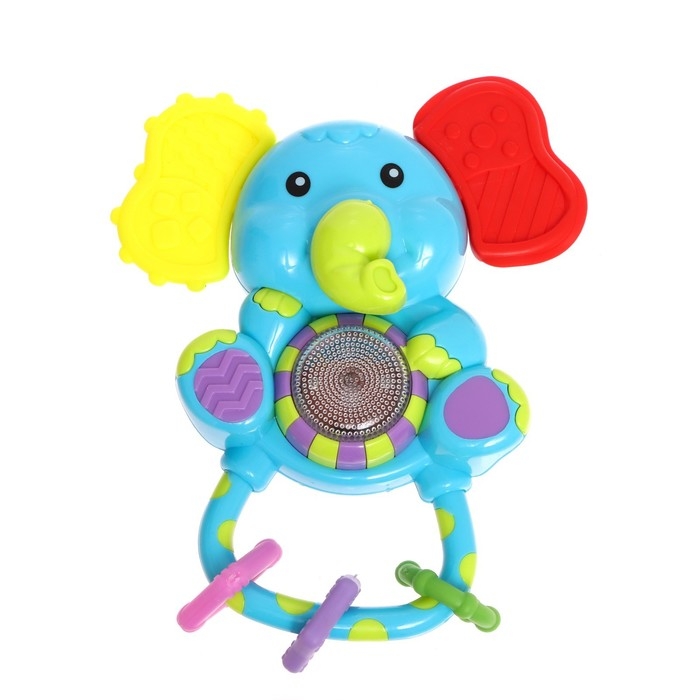 Музыкальная погремушка, звук, свет, цвета МИКС Музыкальная погремушка, звук, свет, цвета МИКС