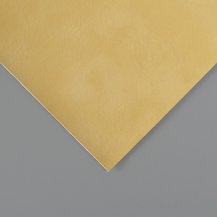 Лист для творчества иск.кожа Лист для творчества иск.кожа "Масло. Матовый" жёлтый лист 33х20 см толщина 0,74 мм