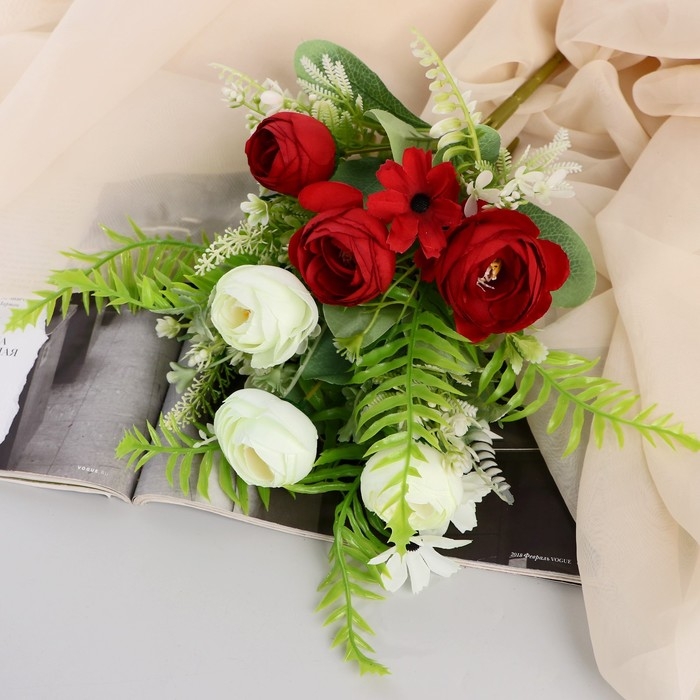 Букет Букет "Пион Жаклин" 30 см, микс