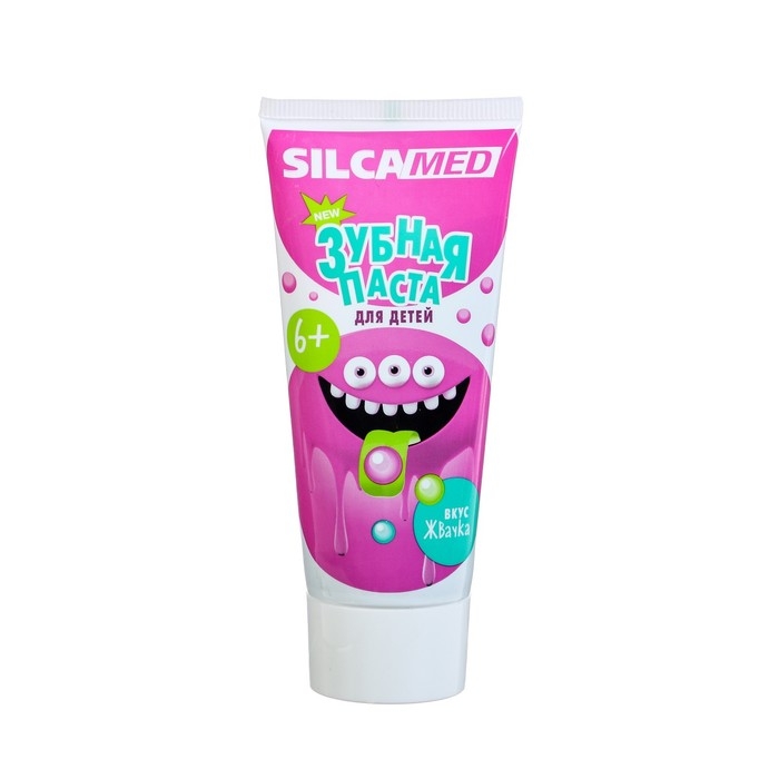 Детская зубная паста SILCAMED со вкусом жвачки Детская зубная паста SILCAMED со вкусом жвачки