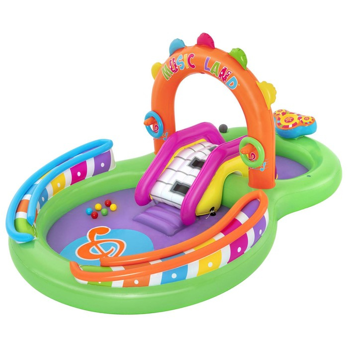 Игровой центр Sing 'n Splash, 295 x 190 x 137 см, 53117 Bestway Игровой центр Sing 'n Splash, 295 x 190 x 137 см, 53117 Bestway