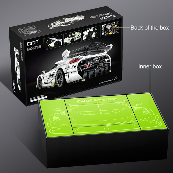 Конструктор Техно «Спорткар», 4346 деталей, масштаб 1:8 Конструктор Техно «Спорткар», 4346 деталей, масштаб 1:8