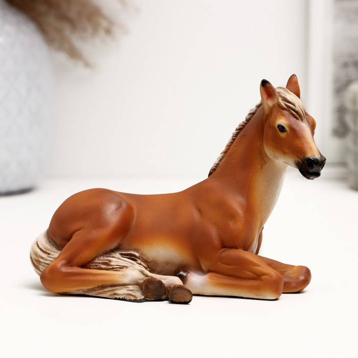 Фигура Фигура "Лошадь" рыжий, 14х8х10см