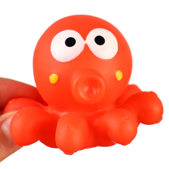 Набор резиновых игрушек для ванны «Малыши», с пищалкой, 4 шт, Крошка Я Набор резиновых игрушек для ванны «Малыши», с пищалкой, 4 шт, Крошка Я