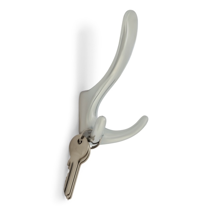 Крючок мебельный CAPPIO HOOK, трехрожковый, хром Крючок мебельный CAPPIO HOOK, трехрожковый, хром