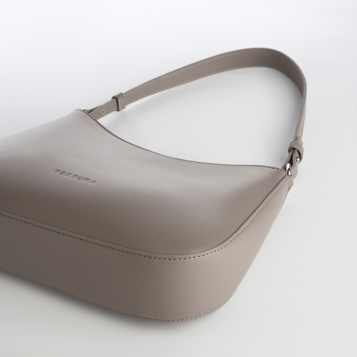 Сумка женская TEXTURA, средний размер, цвет серый