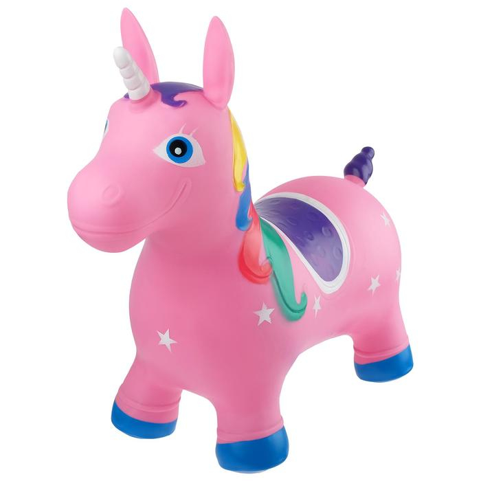 Попрыгун ZABIAKA «Единорог», 58х26х52 см, 1300 г, цвет МИКС Попрыгун ZABIAKA «Единорог», 58х26х52 см, 1300 г, цвет МИКС
