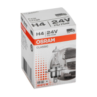 Лампа автомобильная Osram, H4 P43t, 24 В, 75/70 Вт