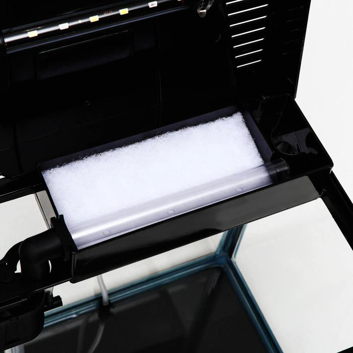 Аквариум SeaStar HX-320F в комплекте: LED-лампа, фильтр, 18 л, черный Аквариум SeaStar HX-320F в комплекте: LED-лампа, фильтр, 18 л, черный