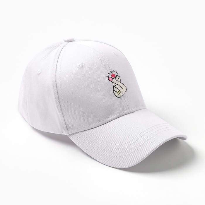 Кепка женская MINAKU Кепка женская MINAKU "LOVE" цвет белый, р-р 56-58