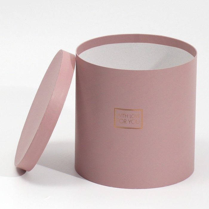 Набор круглых коробок 5 в 1, упаковка подарочная, «Пантон 06»,15 х 15 х 15 - 23 х 23 х 25 см