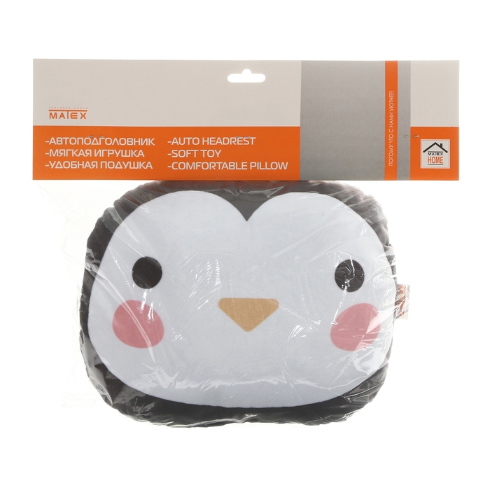 Подушка на подголовник МАТЕХ CUTIE LINE, 30 х 25 х 10 см, черный, розовый Подушка на подголовник МАТЕХ CUTIE LINE, 30 х 25 х 10 см, черный, розовый