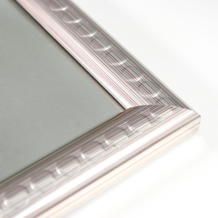 Фоторамка пластик Фоторамка пластик "Julia" 21x30 см, серебро