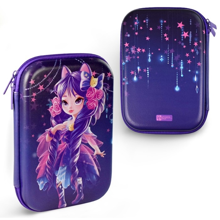 Пенал 1 секция откидная планка 150*215*45 EVA Феникс кож.зам Пенал 1 секция откидная планка 150*215*45 EVA Феникс кож.зам "Восточная принцесса" 65694