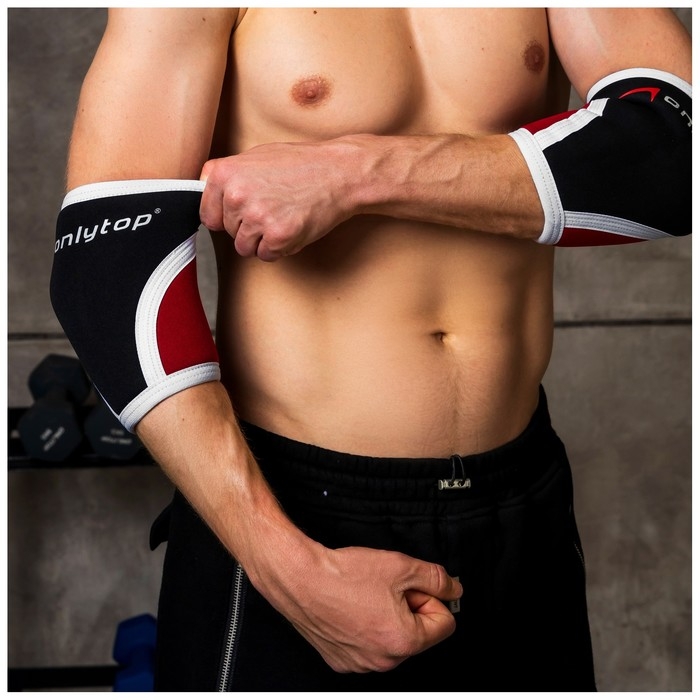 Налокотники неопреновые ONLYTOP, 7 мм, р. S Налокотники неопреновые ONLYTOP, 7 мм, р. S