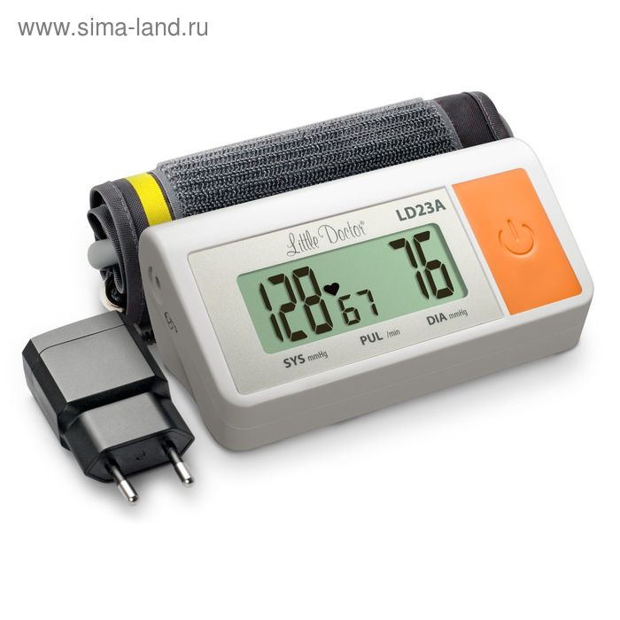 Тонометр Little Doctor LD-23А, автоматический, большая манжета 25-36 см, 4хАА, с адаптером Тонометр Little Doctor LD-23А, автоматический, большая манжета 25-36 см, 4хАА, с адаптером