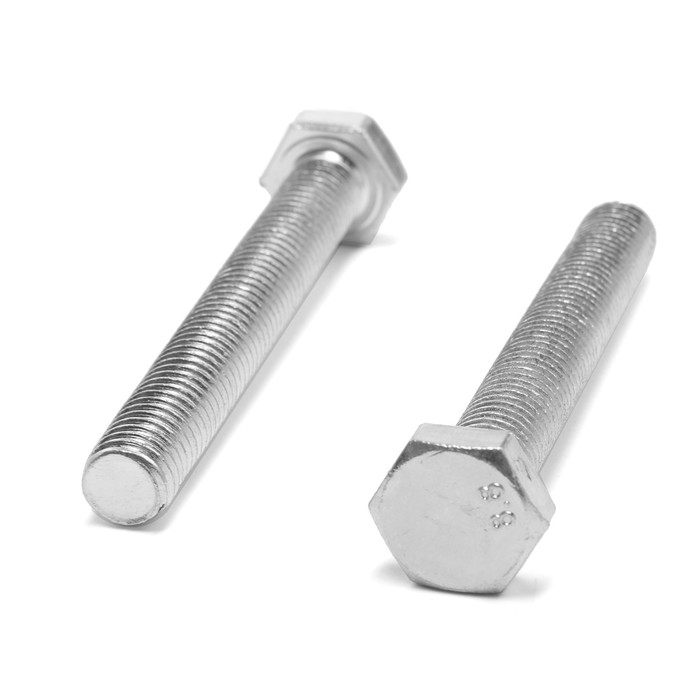 Болт ТУНДРА, оцинкованный, DIN 933, класс прочности 8.8, М12х90 мм, 1 кг Болт ТУНДРА, оцинкованный, DIN 933, класс прочности 8.8, М12х90 мм, 1 кг