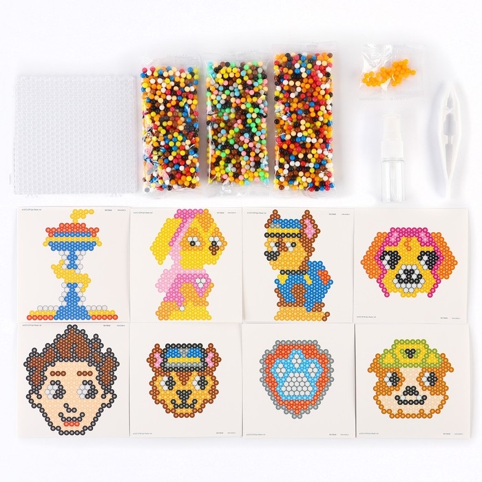 Аквамозаика PAW Patrol, большой набор, 8 фигурок Аквамозаика PAW Patrol, большой набор, 8 фигурок