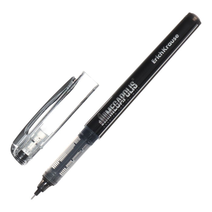 Ручка-роллер ErichKrause MEGAPOLIS Stick, узел 0.5 мм, чернила синие, длина линии письма 1200 метров Ручка-роллер ErichKrause MEGAPOLIS Stick, узел 0.5 мм, чернила синие, длина линии письма 1200 метров