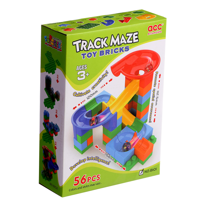 Конструктор блочный марблс «Турбошарики», 56 деталей Конструктор блочный марблс «Турбошарики», 56 деталей