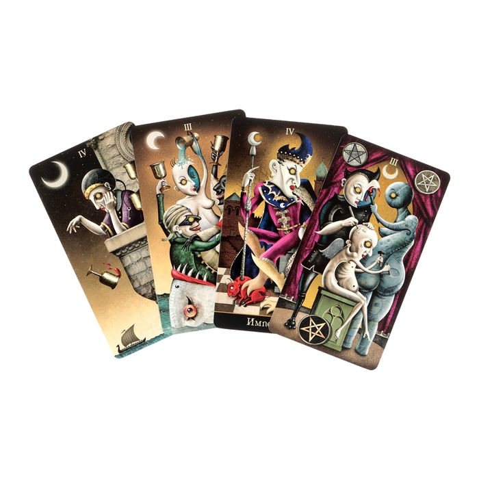 Карты Таро Карты Таро "Безумной луны", 78 л, карта 6.6 х 12 см