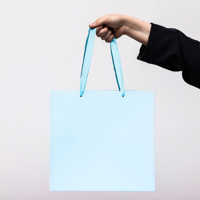 Пакет под торт 30х30х30cm Голубой, 1шт Пакет под торт 30х30х30cm Голубой, 1шт