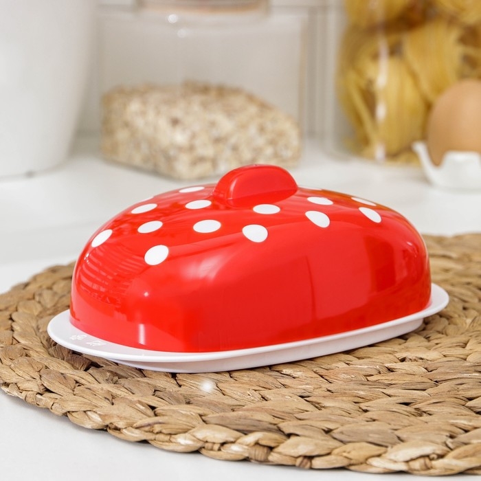 Маслёнка Marusya, цвет красный Маслёнка Marusya, цвет красный