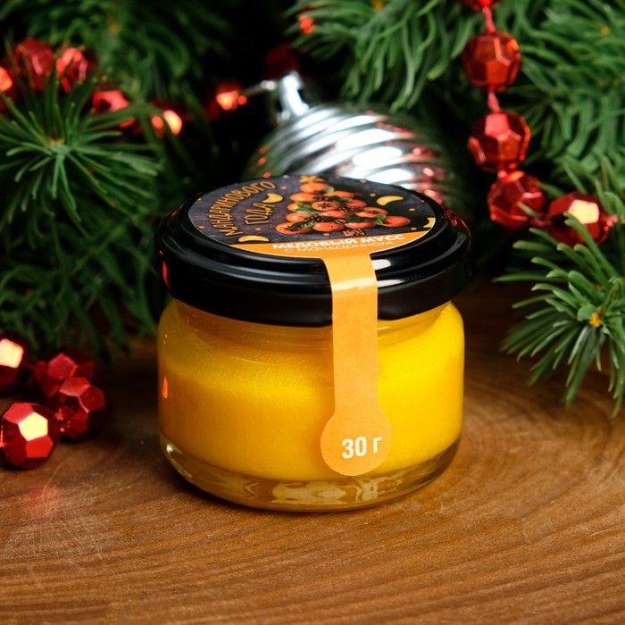 Новый год. Медовый мусс  Новый год. Медовый мусс "Мандаринового года", с мандарином, 30 г