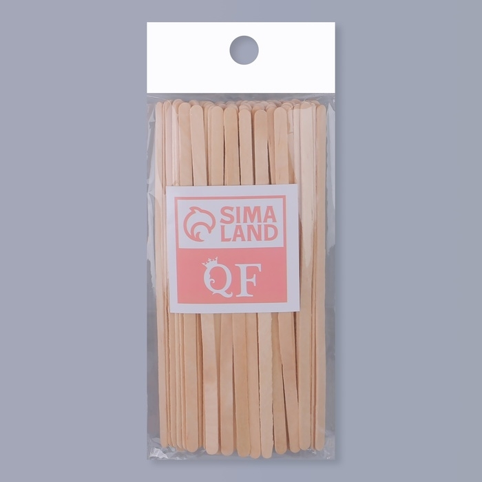 Шпатели для депиляции, деревянные, 14,5 × 0,5 см, 100 шт