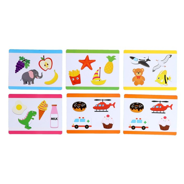 Развивающий набор-сортер «Съедобное-несъедобное» Развивающий набор-сортер «Съедобное-несъедобное»