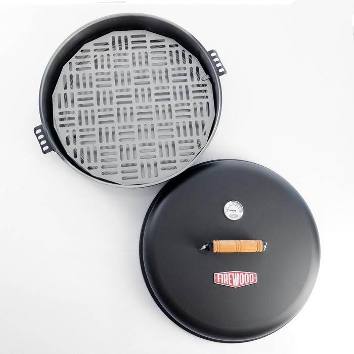 Коптильня круглая Коптильня круглая "FIREWOOD" большая, 45*15 см