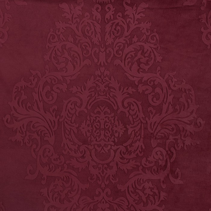 Штора портьерная "Этель" 230х270 см Валенсия Вишнёвый,100% п/э